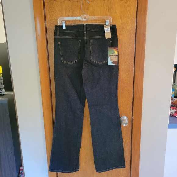 DKNY Soho Bootcut Jeans 12 Long NWT | Dark Wash Winter Workwear Denim - Picture 6 of 6